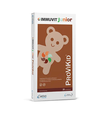 Immuvit Junior Provikid 20 μασώμενα δισκία για παιδιά με βιταμίνη C και προβιοτικά